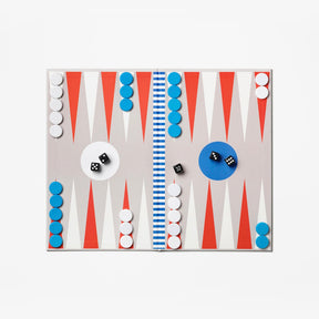 PRINTWORKS Spiel “Play Backgammon” | Klassisches Strategiespiel | PRINTWORKS