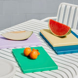 HAY Schneidbrett „Slice Medium Green“ | Kompakt & stylish | HAY