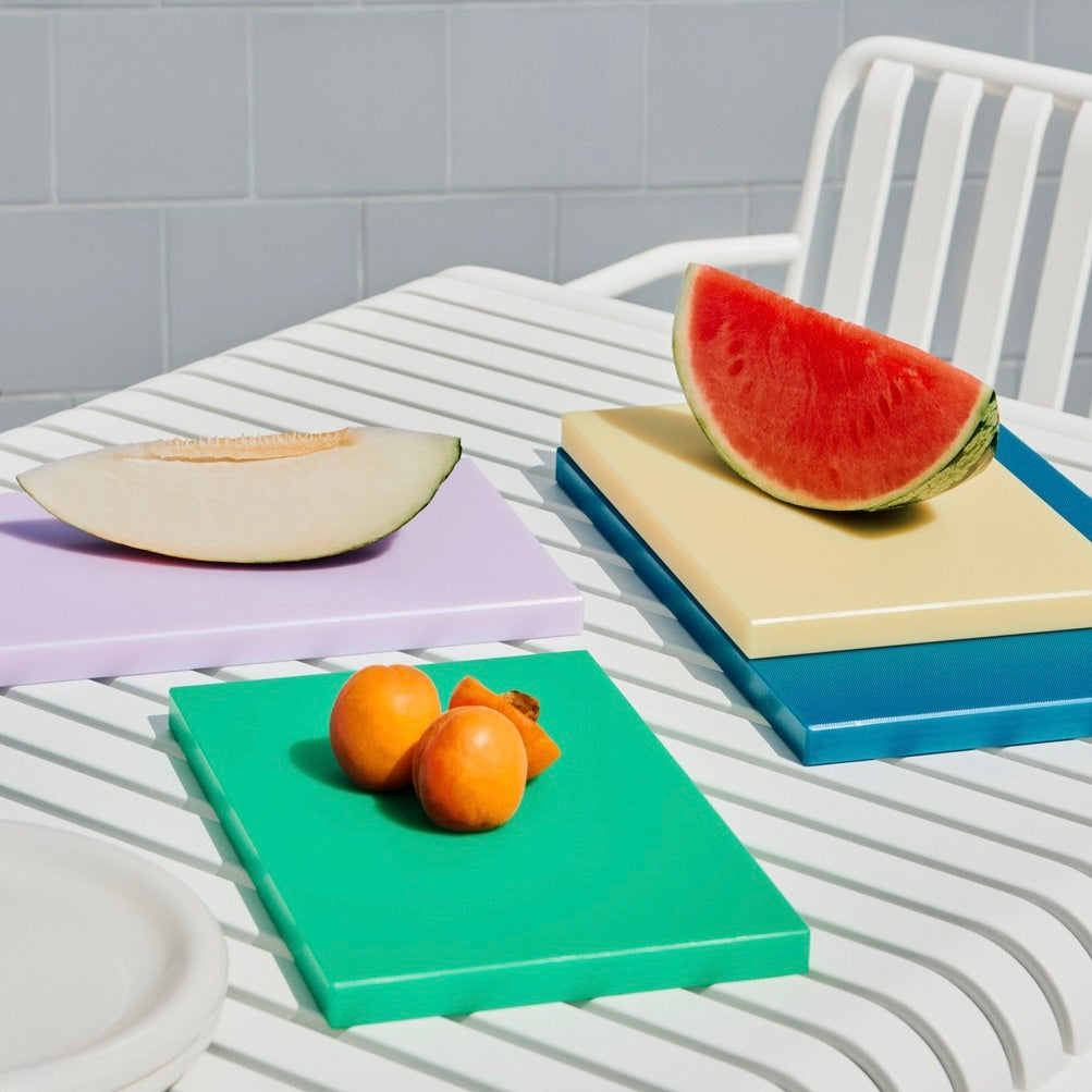 HAY Schneidbrett „Slice Medium Light Yellow“ | Frisch & funktional | HAY