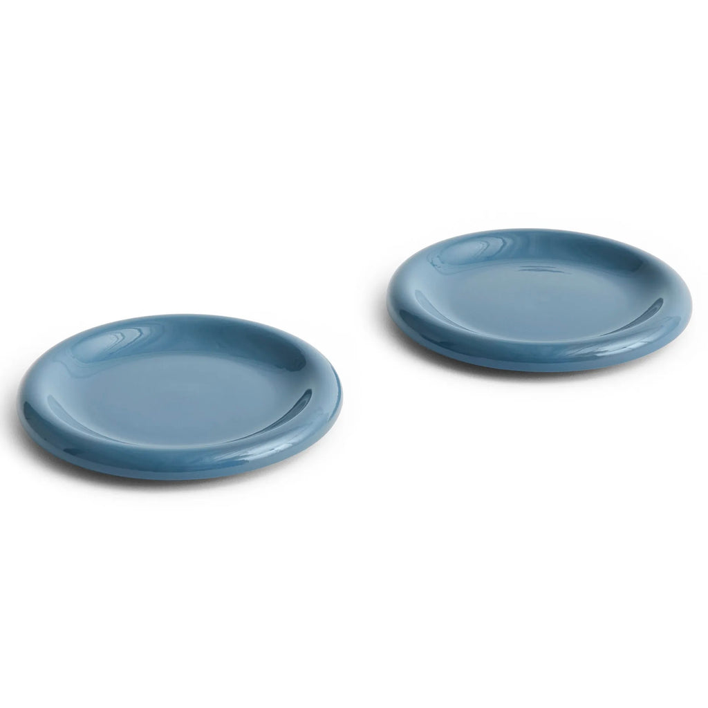 HAY Teller „Barro Plate Dark Blue 18 cm“ | Kompakt & stilvoll | HAY