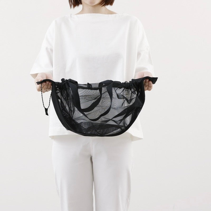Shupatto Einkaufsbeutel “Mesh Bag Black” | Luftig leicht in Schwarz | Shupatto