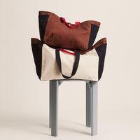 HAY Weekend Bag „Organic Medium Cream Multi“ | Viel Platz & Stil | HAY
