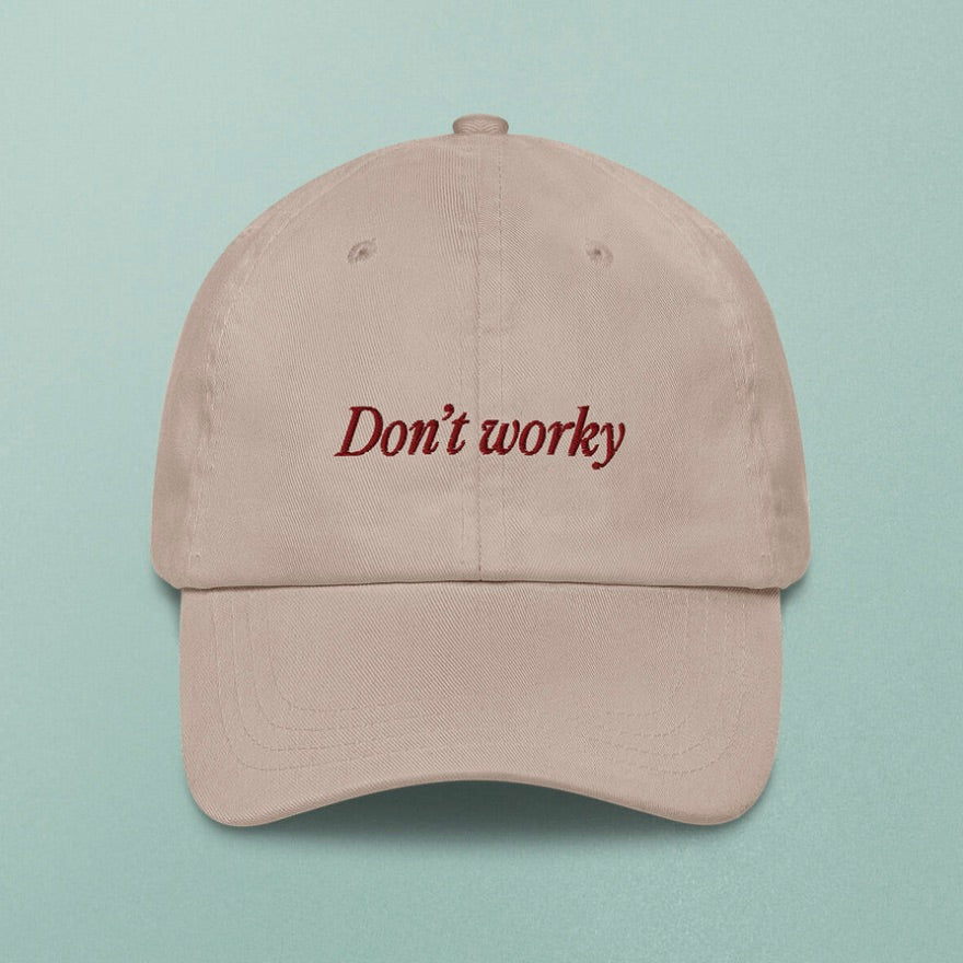 studio ciao Cap „Don’t worky“ (schwarz) | studio ciao | Kappe für entspannte Momente