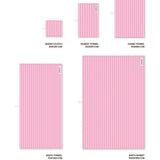 BONGUSTA Badelaken BONGUSTA “Naram Baby Pink & Sky Patrol” | 100x150 cm | Sanfte Farbkombination