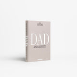 PRINTWORKS Fotobuch “Dad” Grey | Persönliches Geschenk | PRINTWORKS