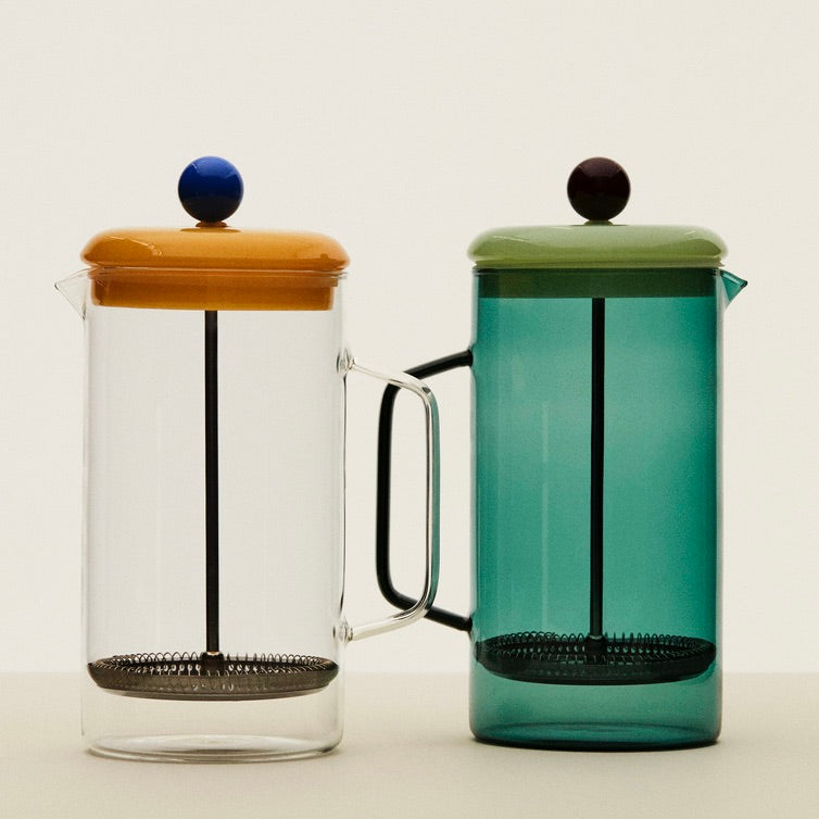 HAY French Press „Brewer Aqua“ | Klar & kaffeebereit | HAY