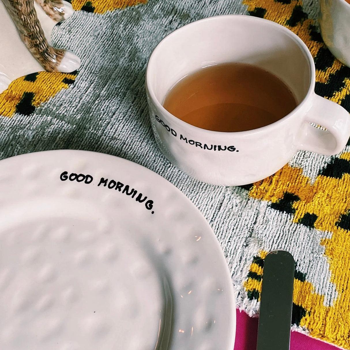 anna & nina Cappuccinotasse "Good Morning" | anna & nina | handbemalt