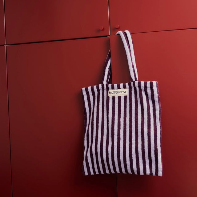BONGUSTA Tasche „Naram Totebag Wine & Lavender Blue“ | Leicht & unkompliziert | Bongusta