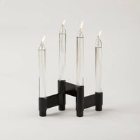 Studio About Kerzenhalter „Link“ (Black) | Studio About | Minimalistischer Kerzenhalter