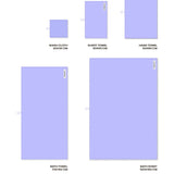 BONGUSTA Handtuch „Naram Lavender Blue 50×80 cm“ | Frische Farbton | BONGUSTA