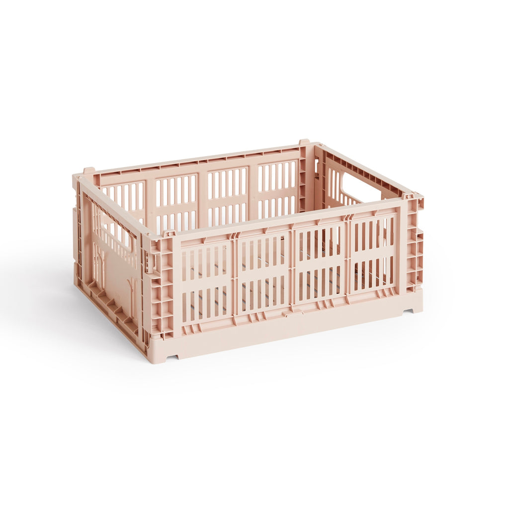 HAY Faltbox „Colour Crate Medium Powder“ | Stapelbar & pastellig | HAY