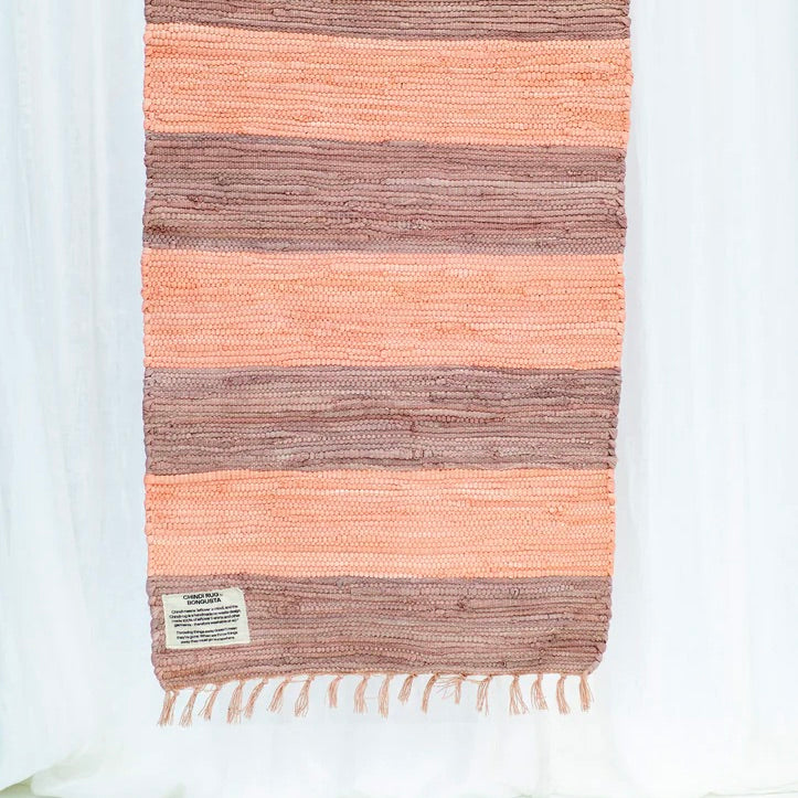 BONGUSTA Teppich „Chindi Rug Tropicana Ash Rose 45×60 cm“ | Farbspiel & Struktur | BONGUSTA