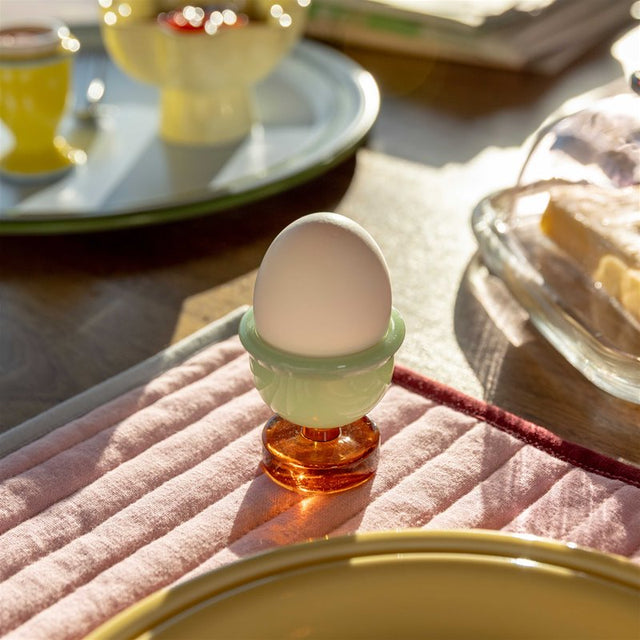 &Klevering Eierbecher „Cantine Amber“ 2 Stk. | Farbiges Design im 2er-Set | &Klevering
