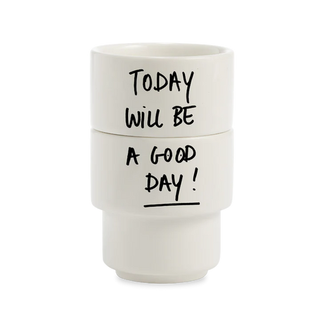 helen b Eierbecher „Good Day“ (2 Stk.) | Optimismus für den Tag | helen b