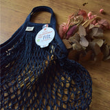 FILT1860 Einkaufsnetz “Filt 220” Dunkelblau Glitter | Nachhaltige Netztasche | FILT1860