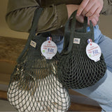FILT1860 Einkaufsnetz “Filt 220” Khaki Glitter | Nachhaltige Netztasche | FILT1860