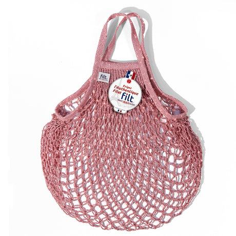 FILT1860 Einkaufsnetz “Filt 220” Rosa Glitter | Nachhaltige Netztasche | FILT1860
