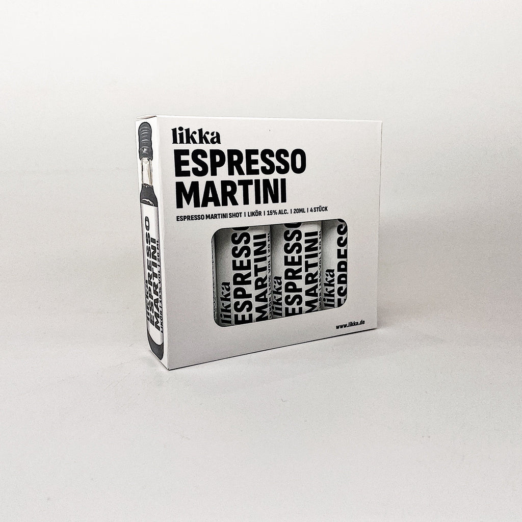 likka Espresso Martini Shot 4er Box likka | 4x 20ml, Perfekt für unterwegs