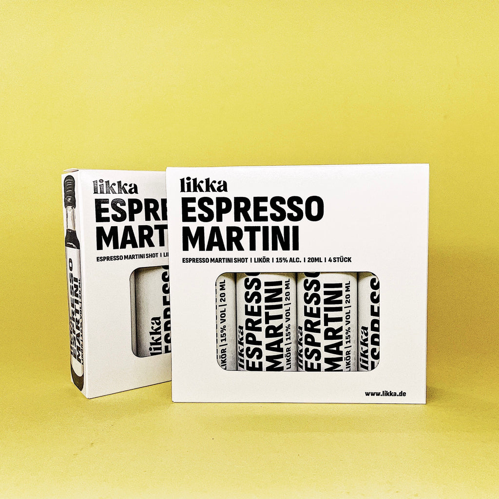 likka Espresso Martini Shot 4er Box likka | 4x 20ml, Perfekt für unterwegs