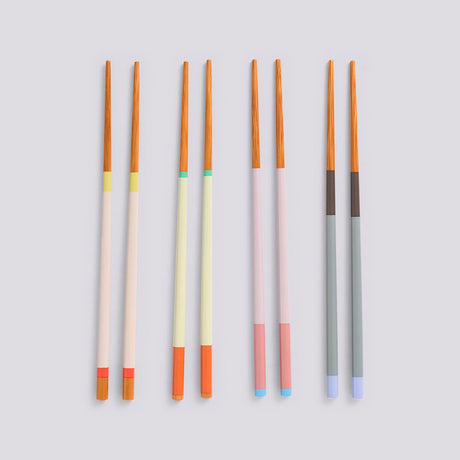 HAY Essstäbe „Colour Sticks Pastel“ 4 Stk. | Pastellfarben | HAY