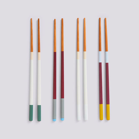 HAY Essstäbe „Colour Sticks Subtle“ 4 Stk. | Minimalistisch | HAY