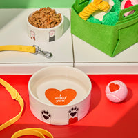 Fluid Market Napf „Dog Paws“ | Futternapf mit Pfotenmotiv | Fluid Market