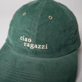 arrel Kappe “Ciao Ragazzi” Grün/Creme | Italienische Vibes | arrel