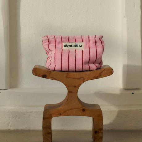 BONGUSTA Kulturbeutel „Naram Baby Pink & Sky Patrol“ | Rosa-Rot-Kombi | Bongusta