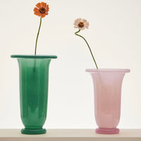 HAY Vase „Empire Large Green“ | Skulpturales Highlight für dein Zuhause | HAY