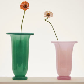 HAY Vase „Empire Large Green“ | Skulpturales Highlight für dein Zuhause | HAY