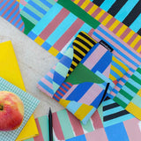 notabag Rucksack „Landscape“ | Grafisches Farbspiel | Notabag