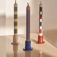 HAY Kerzenhalter „Tube Small Midnight Blue“ | Grafisch & modern | HAY