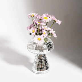 L´expressionist Vase “Disco Champignon” 12 cm | Glänzende Pilz Vase | L’expressionist