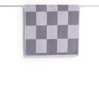 HAY Badematte „Check Lavender 50×90 cm“ | Rutschfest & soft | HAY