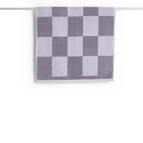 HAY Badematte „Check Lavender 50×90 cm“ | Rutschfest & soft | HAY