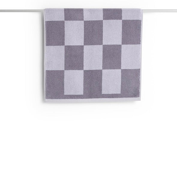 HAY Badematte „Check Lavender 50×90 cm“ | Rutschfest & soft | HAY