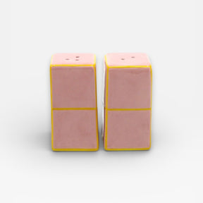 Table Machine Salz- und Pfefferstreuer “Tile” Pink & Yellow | 2er-Set | Table Machine