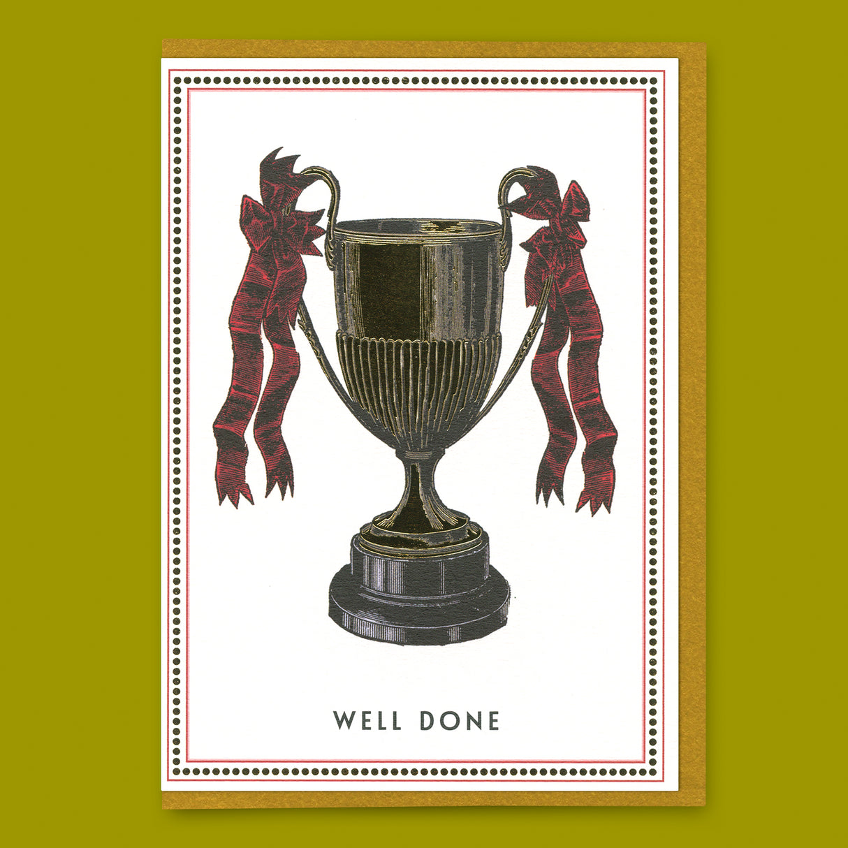 Ohh Deer Grußkarte “Well Done Trophy” | Glückwünsche mit Humor | Ohh Deer