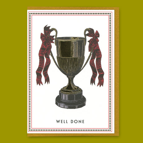 Ohh Deer Grußkarte “Well Done Trophy” | Glückwünsche mit Humor | Ohh Deer