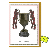 Ohh Deer Grußkarte “Well Done Trophy” | Glückwünsche mit Humor | Ohh Deer
