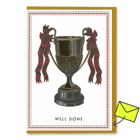 Ohh Deer Grußkarte “Well Done Trophy” | Glückwünsche mit Humor | Ohh Deer