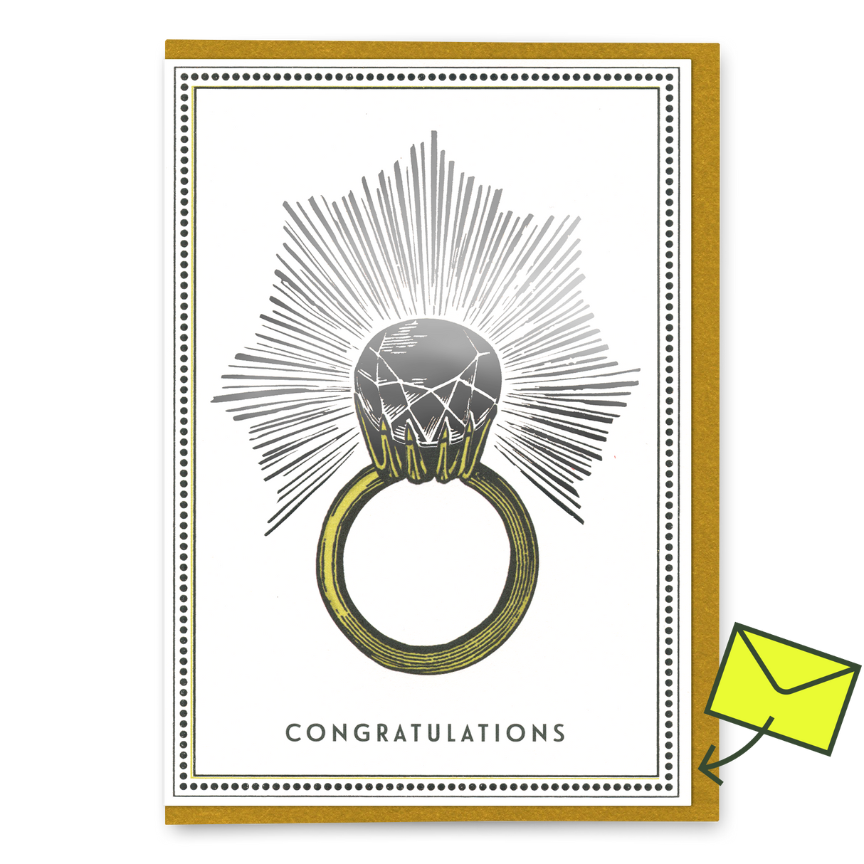 Ohh Deer Grußkarte “Engagement Congrats” | Glückwünsche zur Verlobung | Ohh Deer