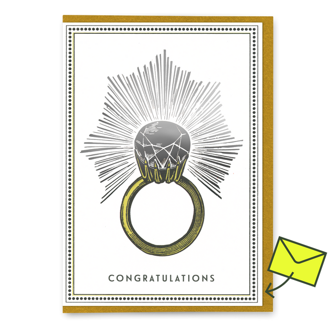 Ohh Deer Grußkarte “Engagement Congrats” | Glückwünsche zur Verlobung | Ohh Deer