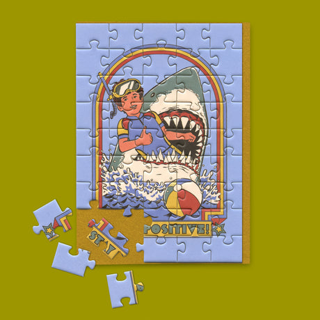 Ohh Deer Grußkarte “Puzzle Stay Positive” | Puzzle Grußkarte | Ohh Deer