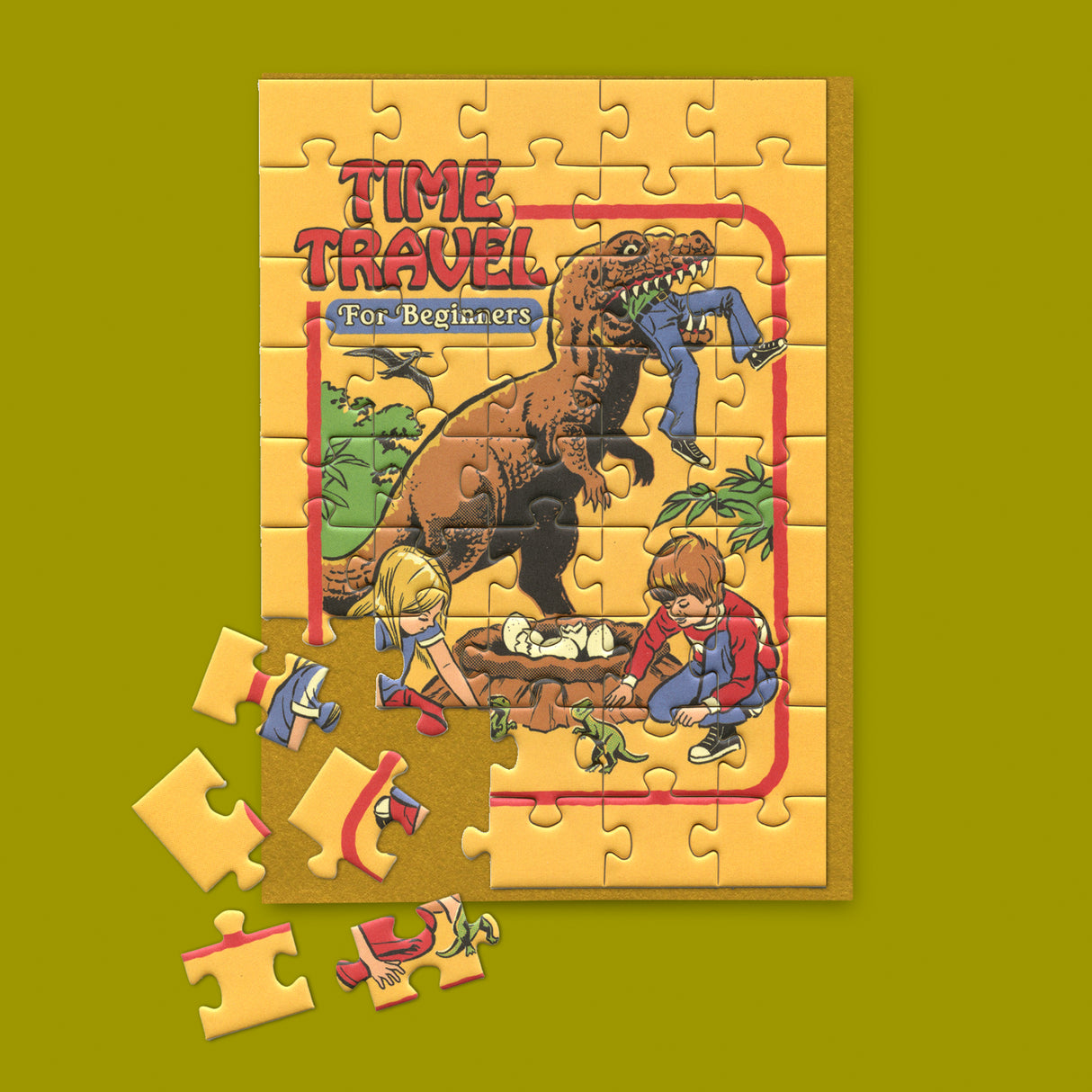Ohh Deer Grußkarte “Puzzle Time Travel” | Puzzle Grußkarte | Ohh Deer