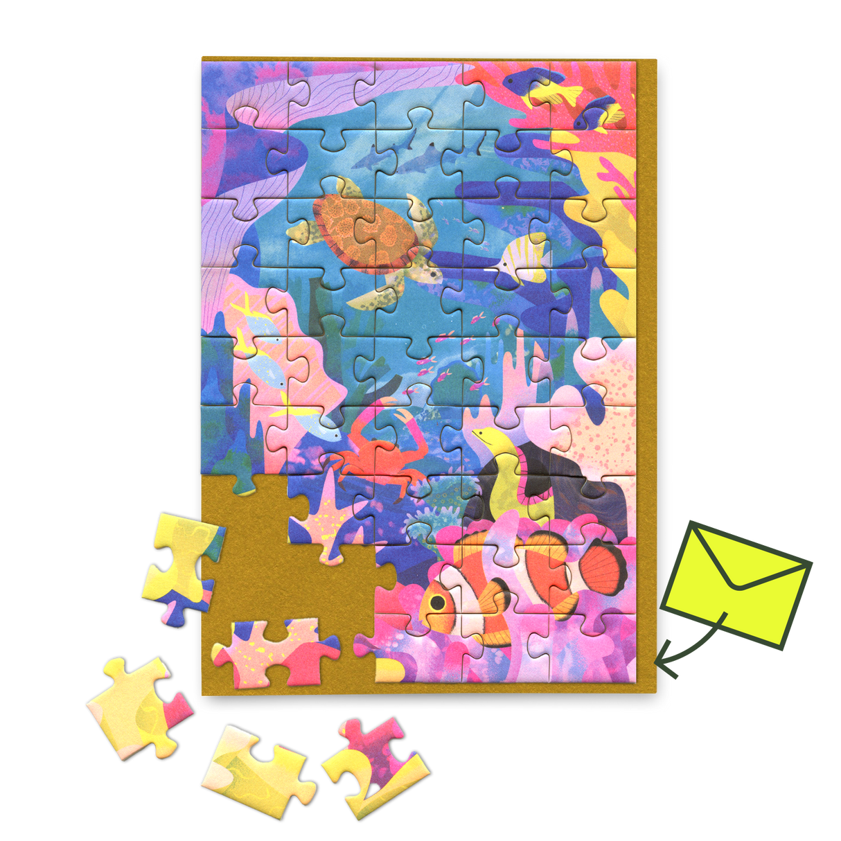 Ohh Deer Grußkarte “Puzzle Great Barrier Reef” | Puzzle Grußkarte | Ohh Deer