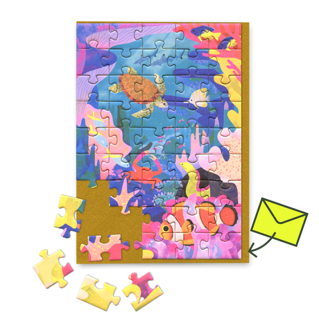 Ohh Deer Grußkarte “Puzzle Great Barrier Reef” | Puzzle Grußkarte | Ohh Deer