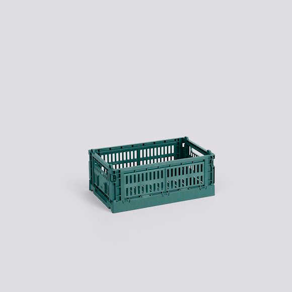 HAY Faltbox „Colour Crate Small Dark Green“ | Klar & modern | HAY