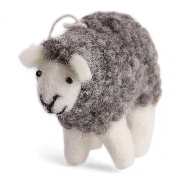 Gry & Sif Filzanhänger Mini Sheep (Grey)