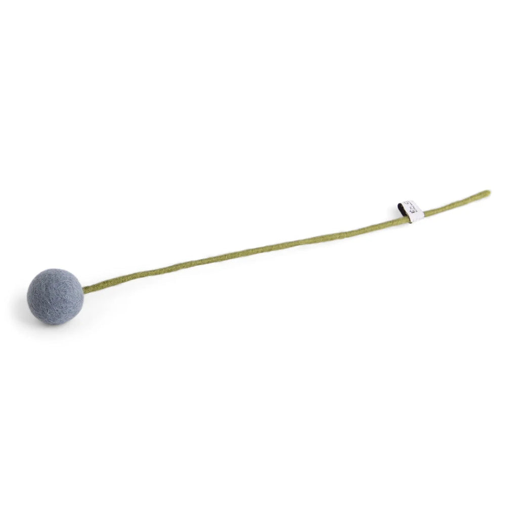 Gry & Sif Filzblume Rund Sea Blue (3cm)